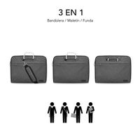 Miniatura 6 de MALETIN PORTATIL SUBBLIM BISINESS 13.4-14" SLEEVE GREY