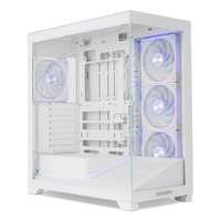 Miniatura 1 de Caja NOX Hummer HUMMER BLADE, Torre ATX, ARGB, Ultra Airflow, Blanco RGB Blanco, Transparente
