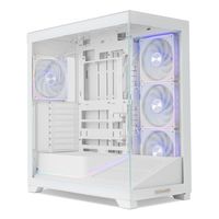 Miniatura 2 de Caja NOX Hummer HUMMER BLADE, Torre ATX, ARGB, Ultra Airflow, Blanco RGB Blanco, Transparente