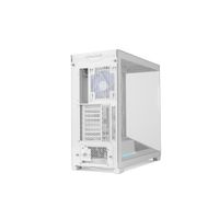 Miniatura 13 de Caja NOX Hummer HUMMER BLADE, Torre ATX, ARGB, Ultra Airflow, Blanco RGB Blanco, Transparente