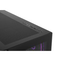 Miniatura 3 de Caja NOX Hummer HUMMER BLADE, Torre ATX, ARGB, Ultra Airflow, Negro RGB Negro, Transparente