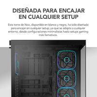 Miniatura 26 de Caja NOX Hummer HUMMER BLADE, Torre ATX, ARGB, Ultra Airflow, Negro RGB Negro, Transparente