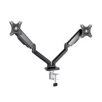 Miniatura 2 de Tooq DB5132TNR-B Soporte mesa 2 brazos 17-32