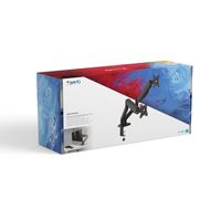 Miniatura 5 de Tooq DB5132TNR-B Soporte mesa 2 brazos 17-32