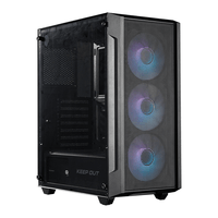 Miniatura 1 de Keep Out Caja M-Atx KO XC-200 RGB USB3 Black Glass