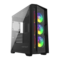 Miniatura 1 de Keep Out Caja M-Atx KO XC-500 ARGB USB3 BlackGlass