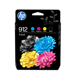 PACK CONSUMIBLES HP 912 C/M/Y/K