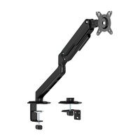 Miniatura 1 de AISENS Soporte de Mesa Eco Contrapeso Giratorio e Inclinable para Monitor TV 9KG  3 Pivotes  1 Brazo  de 17  32   Negro