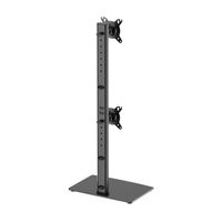 Miniatura 4 de AISENS Soporte de Mesa Con Peana Eco Giratorio e Inclinable para 2 Monitor TV 12kg de 17 34  Negro