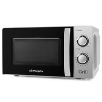 Miniatura 1 de HORNO MICROONDAS CON GRILL ORBEGOZO MIG2138 20 LITROS INOX