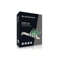 Miniatura 1 de CONTROLADORA CONCEPTRONIC PCI EXPRESS 4 PUERTOS USB 3.0 EMRICK U64