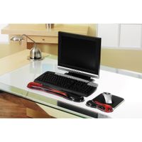 Miniatura 4 de Crystal Wristrest Wave/gel red+black