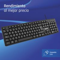 Miniatura 4 de iggual Teclado USB estándar CK-STANDARD-105T negro