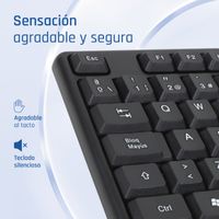 Miniatura 11 de iggual Teclado USB estándar CK-STANDARD-105T negro