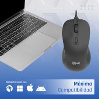 Miniatura 12 de iggual Ratón USB OFFICE-ELITE-PRO-6D 3600DPI