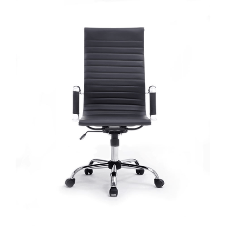 SILLA DE OFICINA EQUIP RESPALDO ALTO COLOR NEGRO RECUBRIMIENTO PU DE ALTA CALIDADDISEÑO ERGONOMIC - Imagen 1 de 5 SILLA DE OFICINA EQUIP RESPALDO ALTO COLOR NEGRO RECUBRIMIENTO PU DE ALTA CALIDADDISEÑO ERGONOMIC - Imagen 1 de 5