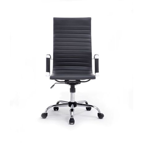 SILLA DE OFICINA EQUIP RESPALDO ALTO COLOR NEGRO RECUBRIMIENTO PU DE ALTA CALIDADDISEÑO ERGONOMIC - Imagen 5 de 5 SILLA DE OFICINA EQUIP RESPALDO ALTO COLOR NEGRO RECUBRIMIENTO PU DE ALTA CALIDADDISEÑO ERGONOMIC - Imagen 5 de 5
