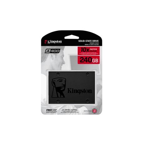 DISCO DURO 240GB 2.5" KINGSTON SSD SATA3 A400 - Imagen 3 de 6 DISCO DURO 240GB 2.5" KINGSTON SSD SATA3 A400 - Imagen 3 de 6