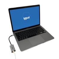 Miniatura 3 de iggual Adaptador tipo C a RJ45 Gigabit 1000Mbps