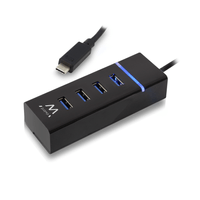 Miniatura 1 de Ewent E1137 HUB USB TIPO C 4 PUEROS USB 3.1