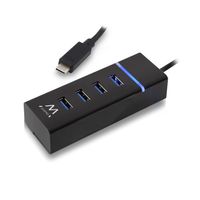 Miniatura 2 de Ewent E1137 HUB USB TIPO C 4 PUEROS USB 3.1