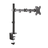 Miniatura 1 de Aisens-Soporte De Mesa Eco Giratorio E Inclinable Para Monitor/Tv (3 PIVOTES, 1 BRAZO) DE 13-32, NEGRO