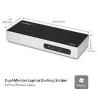 Miniatura 7 de DUAL MONITOR DOCKING STATION HDMI AND DVI / VGA - USB 3 .0
