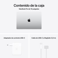 Miniatura 9 de MacBook Pro de 16 pulgadas: Chip  M4 Pro de Apple con  CPU de  14 nucleos, GPU de 20 nucleos , 48GB, 512gb  SSD -.Plata