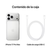 Miniatura 10 de iPhone 17 Pro Max 512GB Silver MFYQ4QL/A