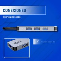Miniatura 3 de iggual Hub USB-A 3.0 x 4 puertos HUB-A-4p