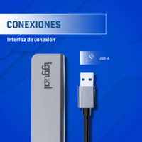 Miniatura 6 de iggual Hub USB-A 3.0 x 4 puertos HUB-A-4p