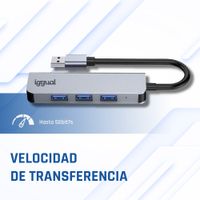 Miniatura 7 de iggual Hub USB-A 3.0 x 4 puertos HUB-A-4p