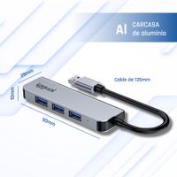 Miniatura 11 de iggual Hub USB-A 3.0 x 4 puertos HUB-A-4p