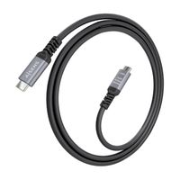 Miniatura 3 de AISENS - CABLE USB4 GEN3x2 ALUMINIO 40GBPS 8K@60HZ 5A 48V 240W E-MARK, TIPO USB-C/M-USB-C/M, NEGRO, 0.5M