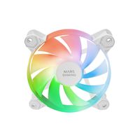 Miniatura 4 de KIT 4xVENTILADOR INTERNO ARGB MARS GAMING MF4AW 120mm SIN MARCO RODAMIENTO FDB BLANCO
