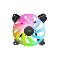Miniatura 4 de KIT 4xVENTILADOR INTERNO ARGB MARS GAMING MF4A 120mm SIN MARCO RODAMIENTO FDB NEGRO