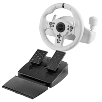 Miniatura 1 de VOLANTE MARS GAMING MWHRSXONEW DRIVESENSE 270º PEDALES Y PALANCA MULTIPLATAFORMA BLANCO