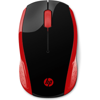 Miniatura 1 de RATON HP 200 ROJO INALAMBRICO