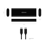 Miniatura 6 de AISENS Caja Externa M.2 (NGFF) ASM2-014B SATA/NVMe A USB3.1 Gen2, Negro