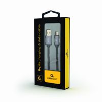 Miniatura 3 de CABLE TRENZADO DE ALGODON GEMBIRD 8 PINES CON CONECTORES METALICOS, 1,8 M