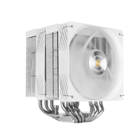 Miniatura 1 de VENTILADOR CON DISIPADOR DE CPU MARS GAMING MCPUX26PROW TDP 350W DOBLE TORRE PWM FDB BLANCO