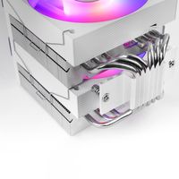 Miniatura 7 de VENTILADOR CON DISIPADOR DE CPU MARS GAMING MCPUX26W TDP 350W DOBLE TORRE PWM ARGB BLANCO