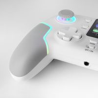 Miniatura 4 de GAMEPAD BLUETOOTH MARS GAMING MGPV3W PANTALLA LCD BT+2.4G+USB MULTIPLATAFORMA HALL EFFECT BLANCO