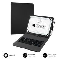 Miniatura 2 de FUNDA Y TECLADO TABLET 10.1´´ SUBBLIM NEGRA