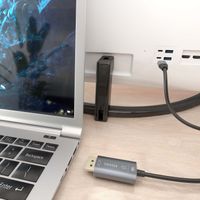 Miniatura 5 de AISENS Cable Conversor Aluminio Bidireccional USB C A DisplayPort 8K 60Hz  USB C M DP M  Negro  1 8m