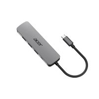 Miniatura 2 de DOCKING USB-C ACER 5 EN 1 1xHDMI 4K 3xUSB-A 3.2 1xUSB-C PD 100W PLATA