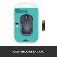Miniatura 13 de RATON LOGITECH INALAMBRICO NANO M185 NEGRO/GRIS