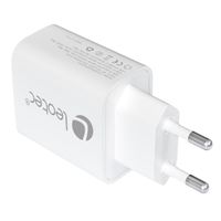 Miniatura 3 de LEOTEC CARGADOR 20W 1 USB C PD+1 USB A blanco(compatible con Apple y Samsung)
