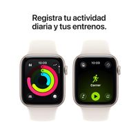 Miniatura 7 de Apple Watch SE 3 GPS 44mm Starlight Aluminium Case with Starlight Sport Band - M/L