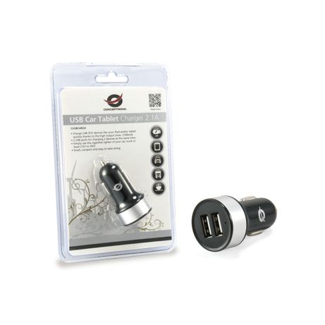 CARGADOR CONCEPTRONIC 5V 2xUSB PARA COCHE 12/24V C05-219 - Imagen 3 de 7 CARGADOR CONCEPTRONIC 5V 2xUSB PARA COCHE 12/24V C05-219 - Imagen 3 de 7